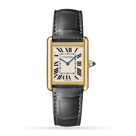 cartier tank gold large|cartier tank gold women.